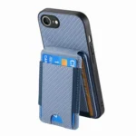 Carbon Fiber Vertical Flip Wallet Stand Phone Case, For iPhone 16e, For iPhone 16 Pro Max, For iPhone 16 Pro, For iPhone 16 Plus - Image 4