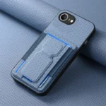 Carbon Fiber Fold Stand Elastic Card Bag Phone Case, For iPhone 16e, For iPhone 15 Pro Max, For iPhone 15 Pro, For iPhone 15 Plus - Image 7