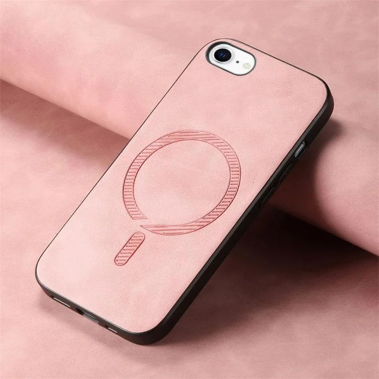 SYA002552626A_3.webp Solid Color Retro Magsafe PU Back Cover Phone Case, For iPhone 16e, For iPhone 16 Pro Max - Image 5