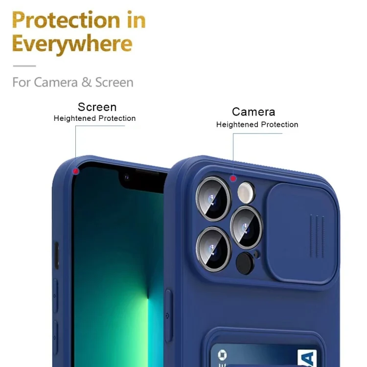 SYA0026217_B5.webp Sliding Camshield Magnetic Card Holder Silicone Phone Case with Lanyard, For iPhone 16e, For iPhone 16 Pro Max, For iPhone 16 Pro - Image 6