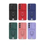 Sliding Camshield Magnetic Card Holder Silicone Phone Case, For Samsung Galaxy A05s, For Samsung Galaxy A25 5G, For Samsung Galaxy S23 FE 5G - Image 2