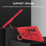 Sliding Camshield Magnetic Card Holder Silicone Phone Case, For Samsung Galaxy A05s, For Samsung Galaxy A25 5G, For Samsung Galaxy S23 FE 5G - Image 4