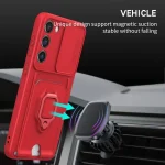 Sliding Camshield Magnetic Card Holder Silicone Phone Case, For Samsung Galaxy A05s, For Samsung Galaxy A25 5G, For Samsung Galaxy S23 FE 5G - Image 5