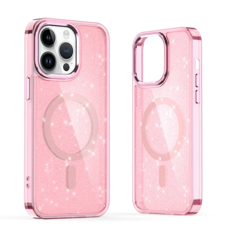 Glitter MagSafe Shockproof Phone Case, For iPhone 14 Pro, For iPhone 14 Pro Max, For iPhone 13 Pro Max, For iPhone 13 Pro