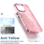 Glitter MagSafe Shockproof Phone Case, For iPhone 16 Pro Max, For iPhone 16 Pro, For iPhone 16 Plus, For iPhone 16, For iPhone 15 Pro Max, For iPhone 15 Pro - Image 4