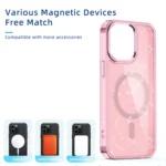 Glitter MagSafe Shockproof Phone Case, For iPhone 16 Pro Max, For iPhone 16 Pro, For iPhone 16 Plus, For iPhone 16, For iPhone 15 Pro Max, For iPhone 15 Pro - Image 5
