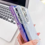 Plating Glitter Texture TPU Phone Case with Lens Film, For Samsung Galaxy A36 5G - Image 4