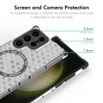 ENKAY Hat-Prince Honeycomb MagSafe Shockproof Phone Case with 0.18mm Film, For Samsung Galaxy S24 Ultra 5G, For Samsung Galaxy S24+ 5G, For Samsung Galaxy S24 5G, For Samsung Galaxy S23+ 5G - Image 5