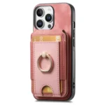 Retro Splitable Magnetic Stand Card Bag Leather Phone Case, For iPhone 16 Pro Max, For iPhone 16 Pro, For iPhone 16 Plus - Image 3