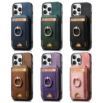 Retro Splitable Magnetic Stand Card Bag Leather Phone Case, For iPhone 16 Pro Max, For iPhone 16 Pro, For iPhone 16 Plus - Image 2