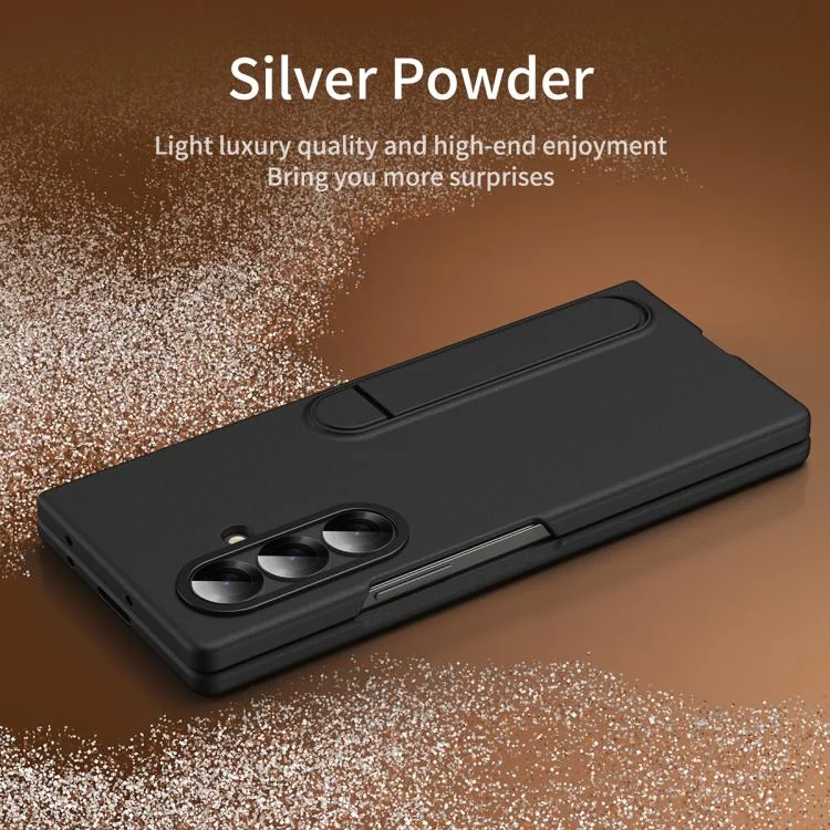 SYA002700405A_2.webp Skin-feel Holder Shockproof Phone Case, For Samsung Galaxy Z Fold7 5G, For Samsung Galaxy Z Fold6 5G, For Samsung Galaxy Z Fold5 5G, For Samsung Galaxy Z Fold4, For Samsung Galaxy Z Fold3 5G - Image 3