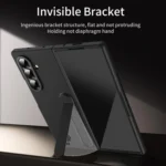 Skin-feel Holder Shockproof Phone Case, For Samsung Galaxy Z Fold7 5G, For Samsung Galaxy Z Fold6 5G, For Samsung Galaxy Z Fold5 5G, For Samsung Galaxy Z Fold4, For Samsung Galaxy Z Fold3 5G - Image 4