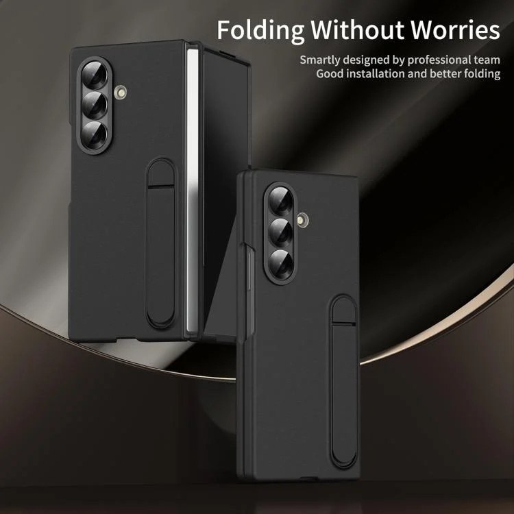 SYA002700405A_6.webp Skin-feel Holder Shockproof Phone Case, For Samsung Galaxy Z Fold7 5G, For Samsung Galaxy Z Fold6 5G, For Samsung Galaxy Z Fold5 5G, For Samsung Galaxy Z Fold4, For Samsung Galaxy Z Fold3 5G - Image 7