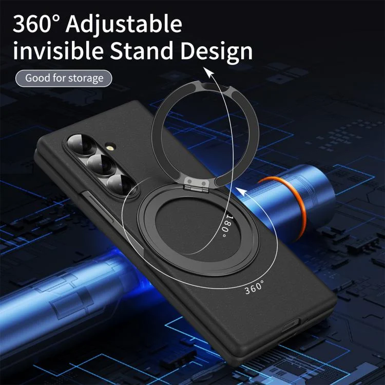 SYA002709805A_5.webp Thunderbolt 360 Rotating Holder Shockproof Phone Case, For Samsung Galaxy Z Fold7, For Samsung Galaxy Z Fold6, For Samsung Galaxy Z Fold5 5G, For Samsung Galaxy Z Fold4, For Samsung Galaxy Z Fold3 - Image 6