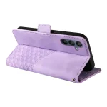 ENKAY Embossed Rhombus Starry Leather Phone Case with Screen Film, For Samsung Galaxy A26 / A16 4G / 5G, For Samsung Galaxy S25 5G / S24 5G, For Samsung Galaxy S25+ / S24+ 5G - Image 3