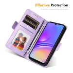 ENKAY Embossed Rhombus Starry Leather Phone Case with Screen Film, For Samsung Galaxy A26 / A16 4G / 5G, For Samsung Galaxy S25 5G / S24 5G, For Samsung Galaxy S25+ / S24+ 5G - Image 6