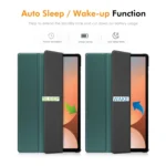 ENKAY Tri-fold Custer Texture Plastic Leather Smart Tablet Case with Pen Slot, For Samsung Galaxy Tab S10 Ultra / S9 Ultra, For Samsung Galaxy Tab S10+ / S9+ / S9 FE+ - Image 2