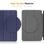 ENKAY Tri-fold Custer Texture TPU Leather Smart Tablet Case with Pen Slot, For Samsung Galaxy Tab S10+ / S9+ / S9 FE+ - Image 6