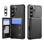ENKAY Hat-Prince Card Slot Wallet TPU Back Leather Phone Case with Lens Film, For Samsung Galaxy A55 5G, For Samsung Galaxy A35 5G, For Samsung Galaxy S24 Ultra 5G, For Samsung Galaxy S24+ 5G