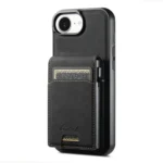 Suteni H19 Litchi Grain 2-in-1 MagSafe Removable Card Box Back Phone Case, For iPhone 16e, For iPhone 16 Pro Max, For iPhone 16 Pro, For iPhone 16 Plus, For iPhone 16, For iPhone 15 Pro Max...