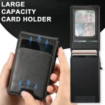 Suteni H19 Oil Wax 2-in-1 MagSafe Removable Card Box Back Phone Case, For Samsung Galaxy S22+ 5G, For Samsung Galaxy S22 5G, For Samsung Galaxy Note20 Ultra 5G, For Samsung Galaxy Note20 5G - Image 6