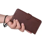 ENKAY Card Wallet Calf Texture Leather Phone Case with Screen Film, For Samsung Galaxy F16 / M16 - Image 5