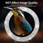 ENKAY Hat-Prince 9H Rear Camera Lens Glitter Aluminium Alloy Tempered Glass Film, For Samsung Galaxy S25 5G, For Samsung Galaxy S25+ 5G, For Samsung Galaxy S25 Ultra 5G - Image 4