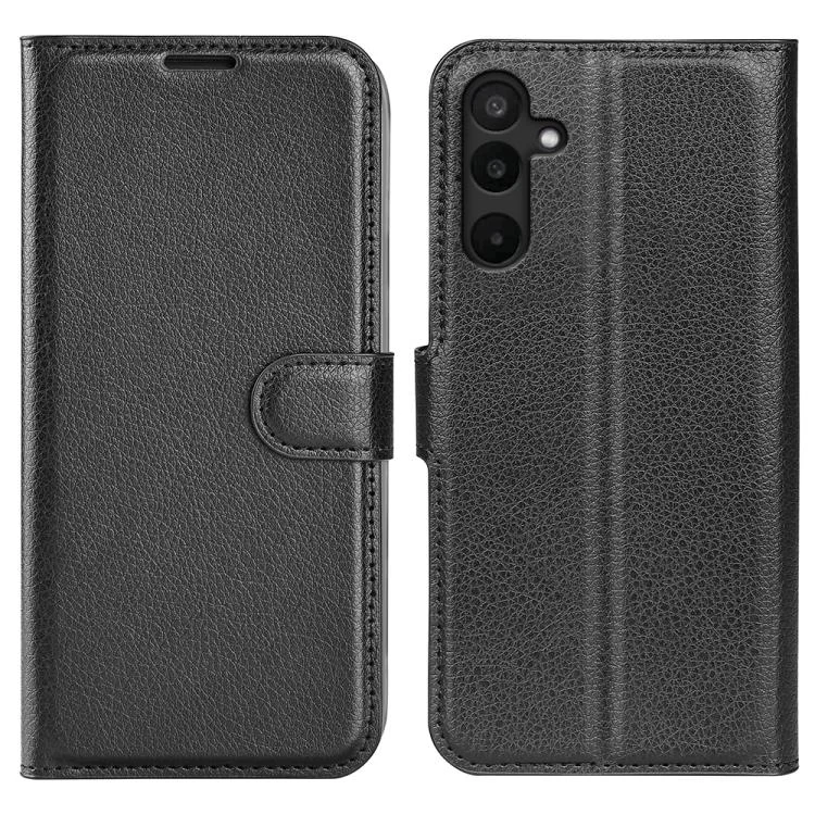 Litchi Texture Horizontal Flip Leather Phone Case with Holder, For Samsung Galaxy M16 / F16