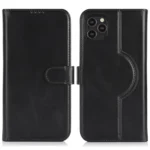 Genuine Leather Card Wallet MagSafe Phone Case, For iPhone 15 Pro Max, For iPhone 15 Pro, For iPhone 15 Plus / 14 Plus, For iPhone 15