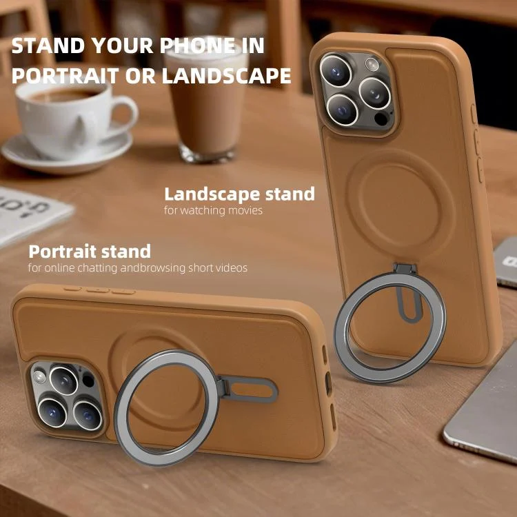 SYA0028324_B1.webp Silver Shield MagSafe Holder Shockproof Phone Case, For iPhone 16e, For iPhone 16 Pro Max - Image 2