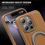 Silver Shield MagSafe Holder Shockproof Phone Case, For iPhone 16e, For iPhone 16 Pro Max - Image 5