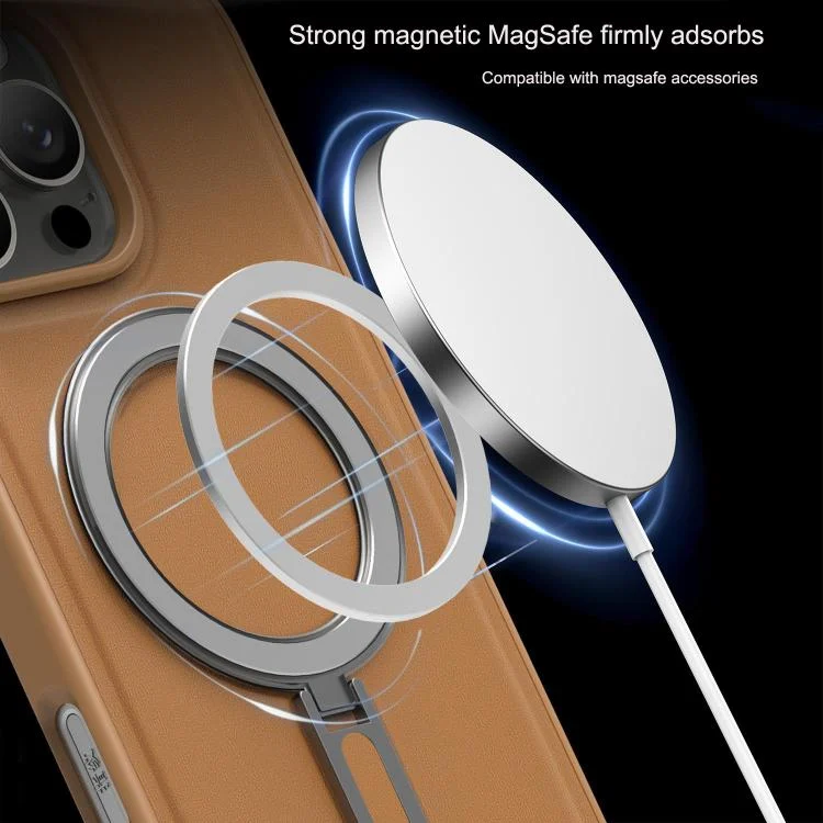 SYA0028324_B5.webp Silver Shield MagSafe Holder Shockproof Phone Case, For iPhone 16e, For iPhone 16 Pro Max - Image 6