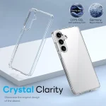 NORTHJO 3 in 1 Clear Phone Case with Screen Protector Lens Film, For Samsung Galaxy S25 5G, For Samsung Galaxy S25+ 5G, For Samsung Galaxy S24+ 5G, For Samsung Galaxy S24 5G - Image 2