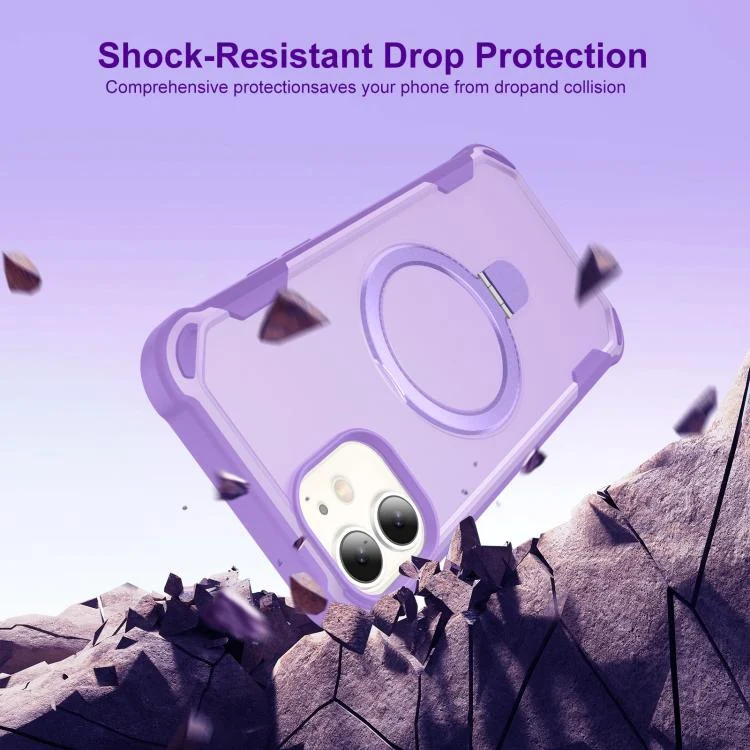 SYA002840002A_1.webp Yingcai Gears MagSafe Holder Shockproof Phone Case, For iPhone 12, For iPhone 12 Pro Max, For iPhone 12 Pro, For iPhone 11 - Image 2