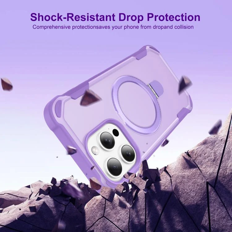 SYA002840011A_1.webp Yingcai Gears MagSafe Holder Shockproof Phone Case, For iPhone 14 Pro Max, For iPhone 13 Pro Max, For iPhone 13 Pro, For iPhone 13 - Image 2