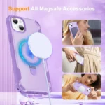Yingcai Gears MagSafe Holder Shockproof Phone Case, For iPhone 15, For iPhone 14 Plus, For iPhone 14, For iPhone 14 Pro - Image 5