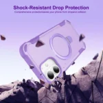 Yingcai Gears MagSafe Holder Shockproof Phone Case, For iPhone 16, For iPhone 15 Pro Max, For iPhone 15 Pro, For iPhone 15 Plus - Image 2