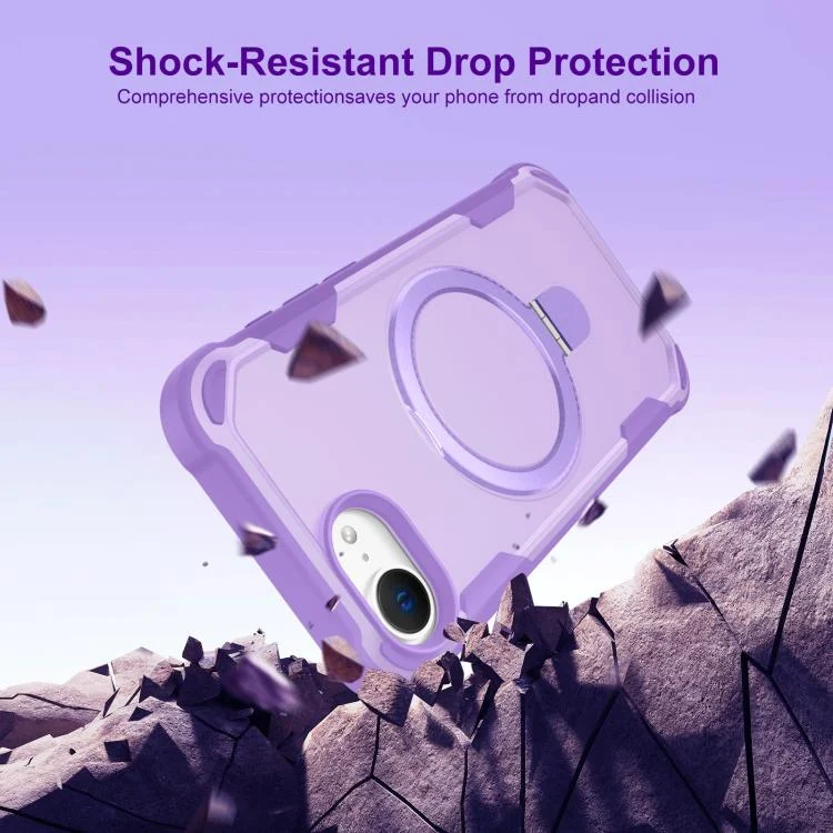 SYA002840020A_1.webp Yingcai Gears MagSafe Holder Shockproof Phone Case, For iPhone 16e, For iPhone 16 Pro Max, For iPhone 16 Pro, For iPhone 16 Plus - Image 2