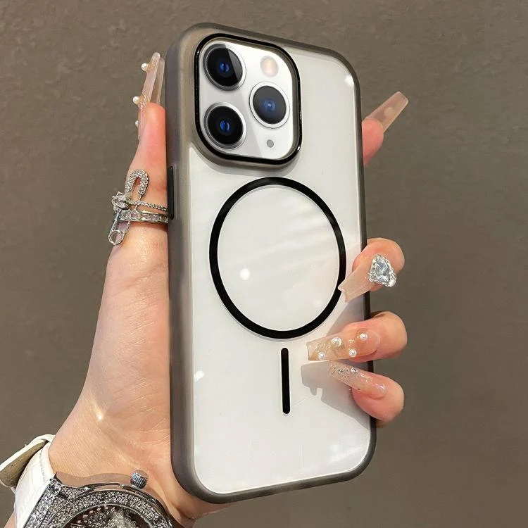 Translucent Armor MagSafe N52 Thin Circle Phone Case, For iPhone 11 Pro Max, For iPhone 11