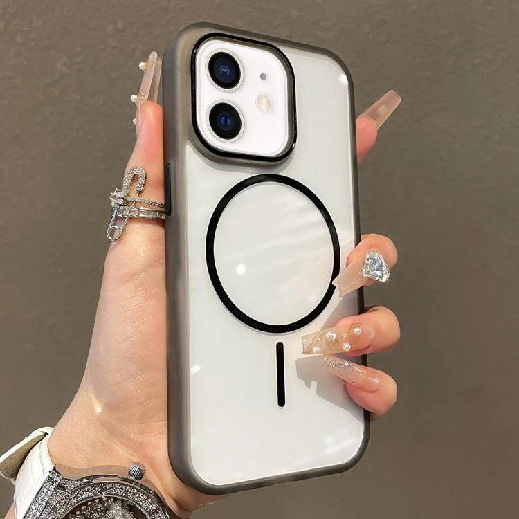Translucent Armor MagSafe N52 Thin Circle Phone Case, For iPhone 12, For iPhone 12 Pro Max, For iPhone 12 Pro