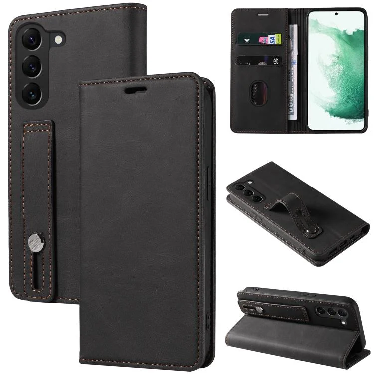Wristband Magnetic Leather Phone Case, For Samsung Galaxy S23 5G, For Samsung Galaxy A23