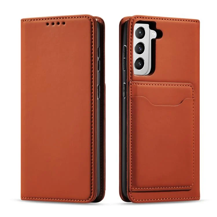 Magnetism Skin Feel Card Holder Leather Phone Case, For Samsung Galaxy S21+ 5G, For Samsung Galaxy Note20 Ultra