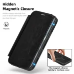 Linton MagSafe Leather Phone Case, For iPhone 16e, For iPhone 16 Pro Max, For iPhone 16 Pro - Image 2