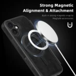 Linton MagSafe Leather Phone Case, For iPhone 16e, For iPhone 16 Pro Max, For iPhone 16 Pro - Image 6