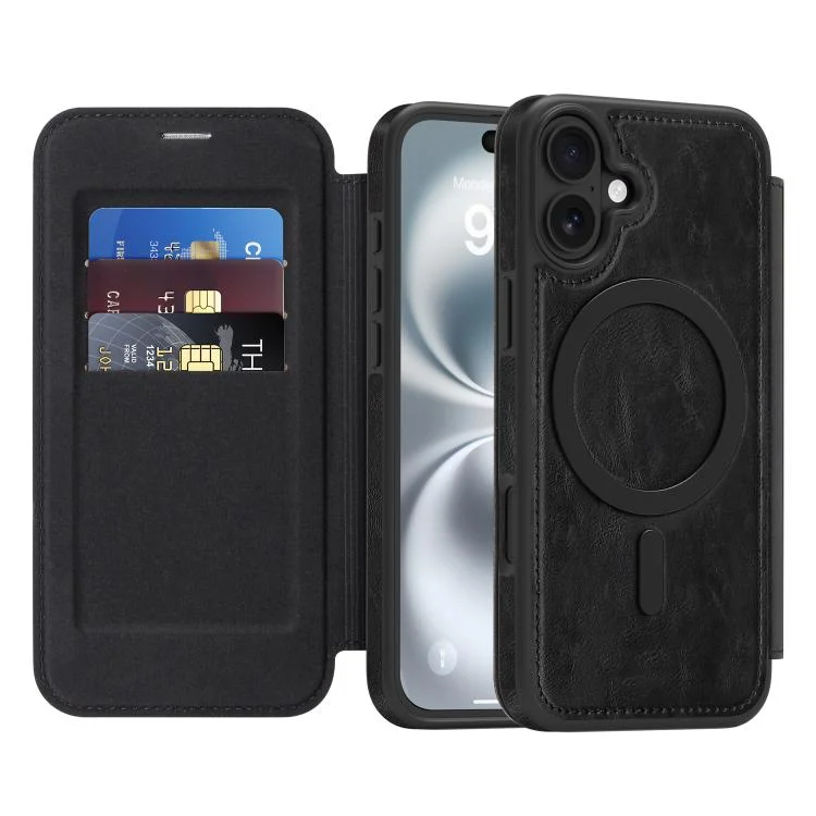 Linton MagSafe Leather Phone Case, For iPhone 13, For iPhone 12, For iPhone 12 Pro Max