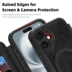Linton MagSafe Leather Phone Case, For iPhone 14 Plus, For iPhone 14, For iPhone 14 Pro - Image 5