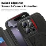 Linton MagSafe Leather Phone Case, For iPhone 14 Pro Max, For iPhone 13 Pro Max, For iPhone 13 Pro - Image 5