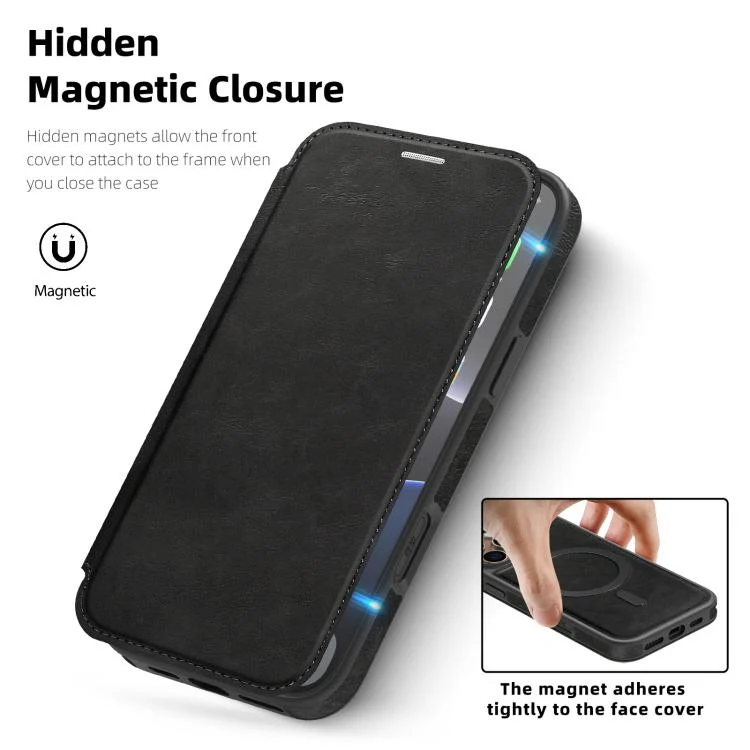 SYA002898620A_1.webp Linton MagSafe Leather Phone Case, For iPhone 15 Pro, For iPhone 15 Plus, For iPhone 15 - Image 2