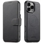 Suteni Q05 2-in-1 Multi-function MagSafe Wallet Litchi Leather Phone Case, For iPhone 16 Pro Max, For iPhone 16 Pro, For iPhone 16 Plus, For iPhone 16, For iPhone 15 Pro Max, For iPhone 15 Pro...