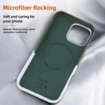 Kalebol Cloth Textue Stitching Card Slot Magnetic Phone Case, For iPhone 13 Pro, For iPhone 13, For iPhone 12 - Image 5